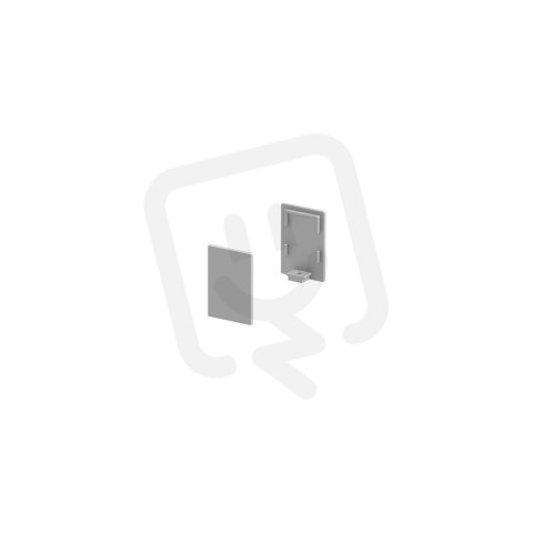 GRAZIA 10 koncová krytka profilu GRAZIA standardní 2ks vysoké hliník SLV 1000484