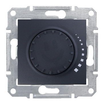 Schneider SDN2200570 Stmívač otočný tlač. RL 60-500W/VA, ř. 6, graphite