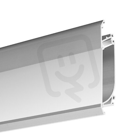 LED hliníkový profil KLUŚ OBIT stříbrná 3m /W4826_3m/ ALUMIA A04826A_3