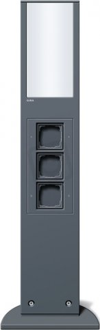 Energetický sloupek 3x prázdná jednotka 769 mm antracit GIRA 134928