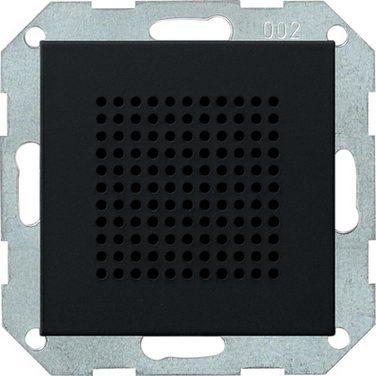 Reproduktor pro rádio pod omítku System 55 černá mat GIRA 2282005