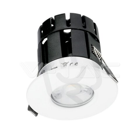 10W LED Downlight Bluetooth Fire Rated CCT Changeable Dimmable IP65, VT-7710D