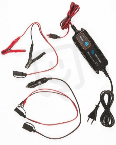 Nabíječka baterií automotive IP65 6V/12V-1,1A + DC konektor