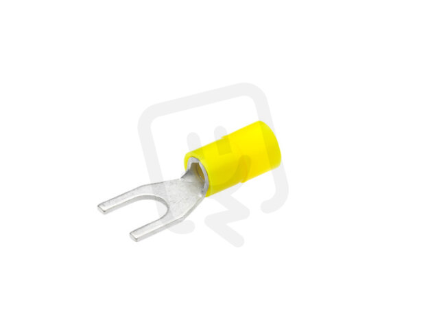 Izolovaná vidlice Cu 4-6/5 mm, žlutá (100 ks) CIMCO 180162