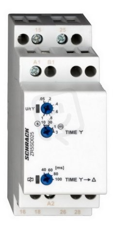 Časové relé hvězda-trojúhelník,12-240VAC SCHRACK ZR5SD025--