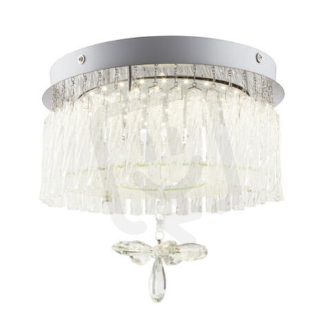 Stropní svítidlo MATHILDA chrom LED 12W 230V, 800lm, 4000K GLOBO 68397-12