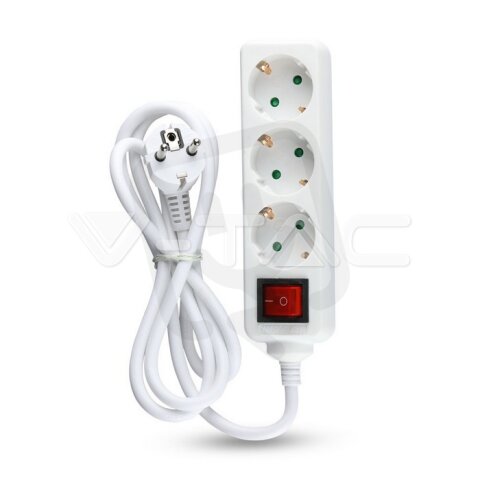 3 Ways Socket With Switch (3G 1.5MM2 X 5