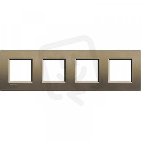 BTICINO LIVINGLIGHT RÁMEČEK HRANATÝ 2+2+2+2MODULOVÝ BÉŽOVÝ LNA4802M4SQ