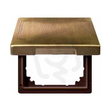 Schneider MTN516443 Adaptér s krytem, S-Design, antique brass