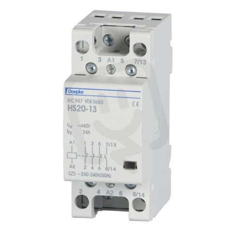 Instalační stykač HS25-30 25A/230V/50Hz,  3 sp., 0 rozp. DOEPKE 09980443