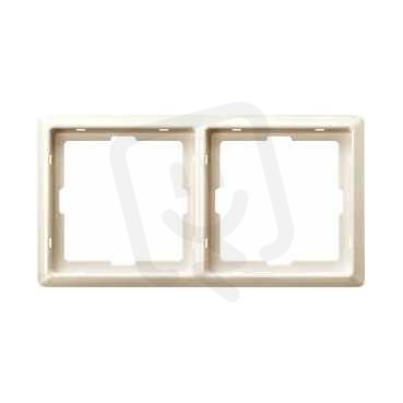Schneider MTN481244 Rámeček Artec, dvojnásobný, white cream