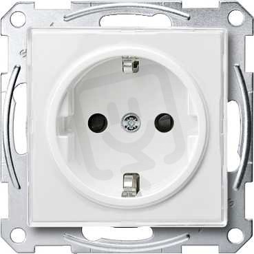 Merten Zásuvka 250V/16A SCHUKO s průhledným krytem M-Creativ MTN2300-3500