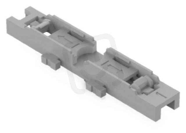 Upevňovací adaptér 1x pro spojovací svorku Inline s páčkou šedá WAGO 221-2531