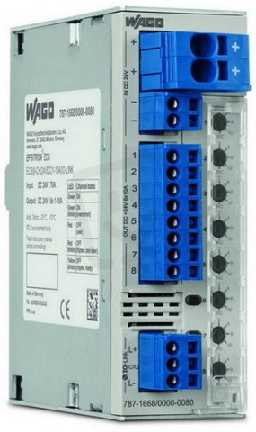 Elektronický jistič 8kanál. vstupní napětí 24 V DC WAGO 787-1668/000-080