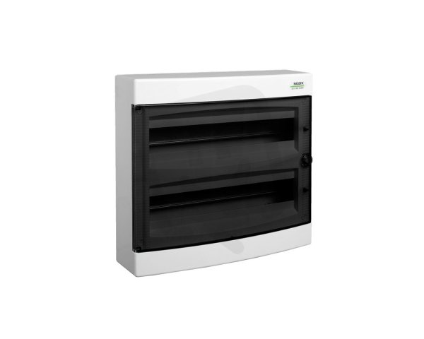 Plastová rozvodnice NOARK 101501 PNS 2x18T průhledné dveře POŠKRÁBÁNO