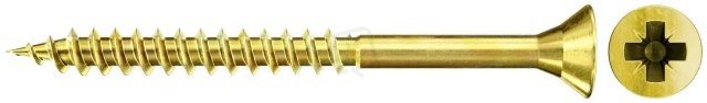 Vrut do dřeva Classic-Fast FSPII CZP 5,0 x 90 YC FISCHER 551189