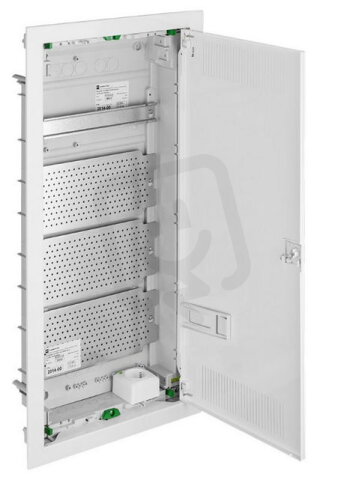 Multimediální rozvodnice podomítková IP30, perforovaná dvířka, 728x358x94mm