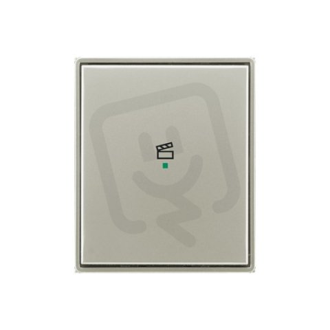 ABB Time Kryt 1násobný symbol scény starostříbrná 6220E-A01003 32