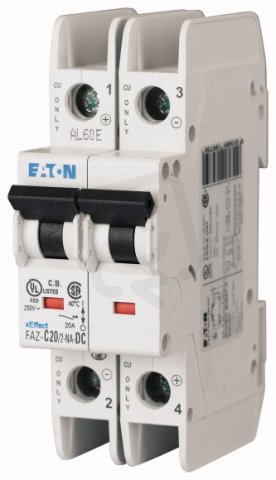 FAZ-C32/2-NA-DC Jistič FAZ (norma UL), p