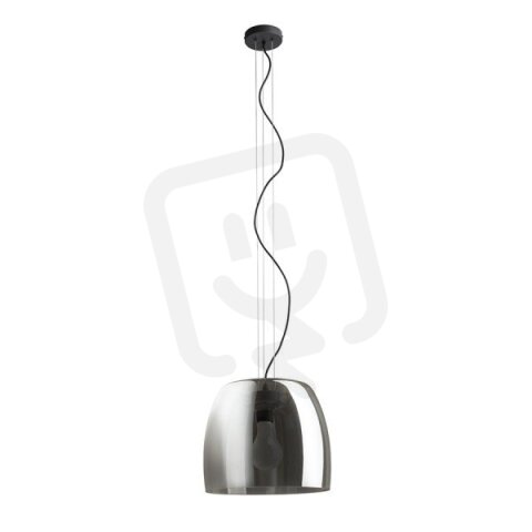 ORLANDO 35 závěsná kouřové sklo/černá 230V E27 24W RENDL R14396