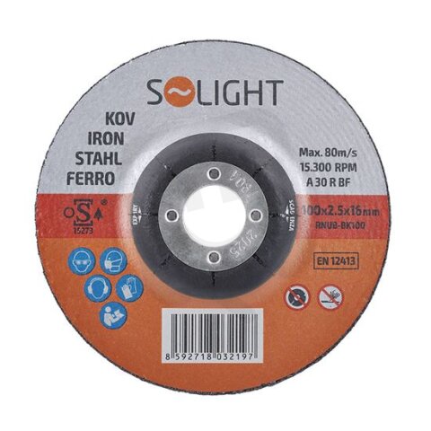 Kotouč brusný na ocel 100 x 2,5 x 16 mm