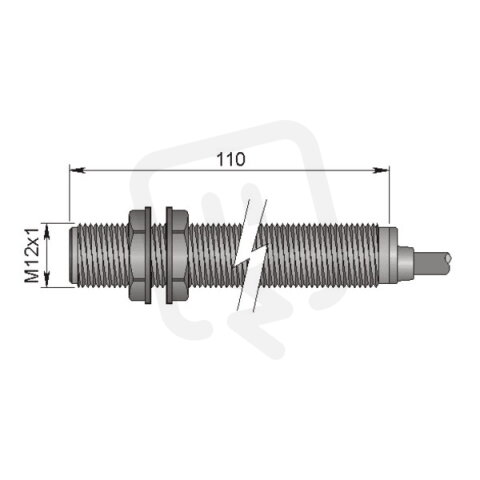Válcový magnetický senzor AECO SMC/P-12LM NO