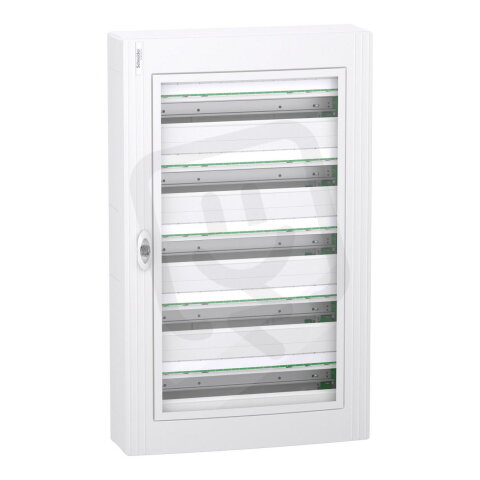 Rozvodnice PrismaSet nástěnná 120M (5x24) průhledné dveře SCHNEIDER LVSXR524