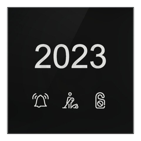 SpaceLogic Modbus Glass dveřní panel s číslem SCHNEIDER SLGM03DP