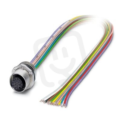 Přístrojový konektor zpředu stěny SACC-E-M12FS-17CON-M16/0,5 VAX 1238717