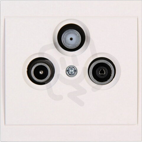 916101081 Antenna socket TV/RF/SAT singl