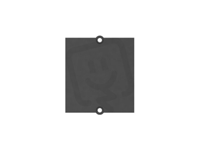 Bachman 917.010 Záslepka pro uživatelský modul, se šroubovým krytem, černá