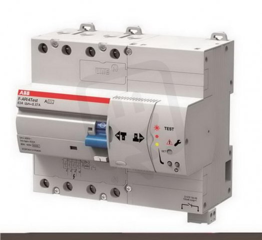 ABB F-ATI4TestA-63/0.3 Proudový chránič s autotestem 4P 63A 300mA