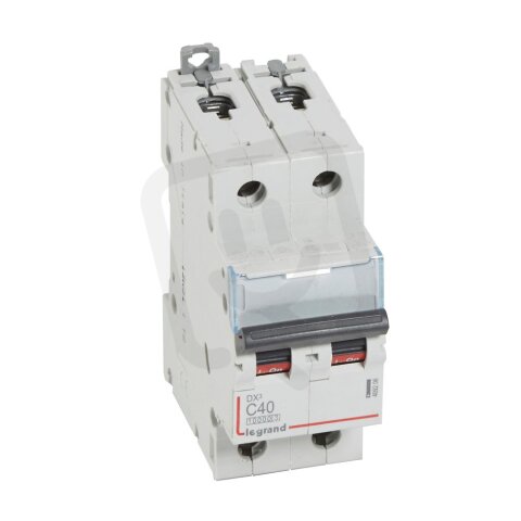 DX3 JISTIČ, 2 PÓLOVÝ, CHAR. C,40A 10000A/16KA LEGRAND 409206