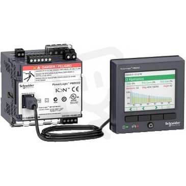 Analyzátor PM8244 s ext displejem pro montáž na DIN lištu SCHNEIDER METSEPM8244
