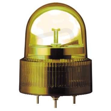 Schneider XVR12J05S Rotační maják, 120mm,LED 12V,Bzučák, Oranžová