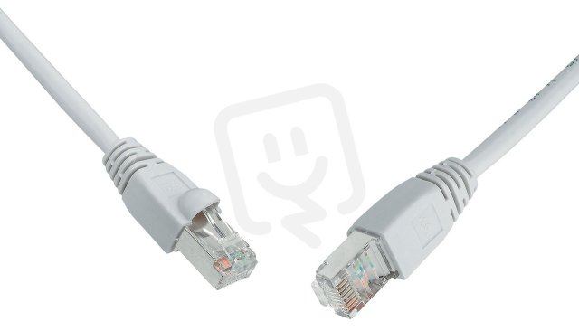 Patch kabel CAT5E SFTP PVC 7m šedý snag-proof SOLARIX 28320709