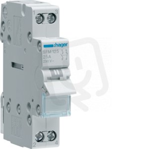 Přepínač (I-II) 1S+1R, 25A /SF115/ HAGER SFM125