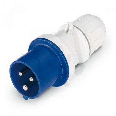 SCAME Vidlice OPTIMA bezšroubová 2P+E, 16A, 6h/200-250 V, 50/60 Hz, IP44