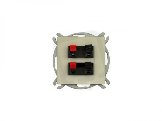 Zásuvka audio dvojitá PREMIUM 2 AU M-C GREENLUX GXKP653