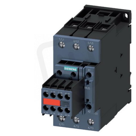 výkonový stykač 80A,37 kW/400V 2NO+2NC, AC/DC 20-33 V s varistorem 3pól
