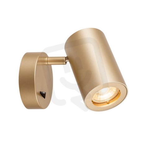 ENOLA_B nástěnné svítidlo, QPAR51, s přepínačm, mosaz, max. 50W SLV 1000731