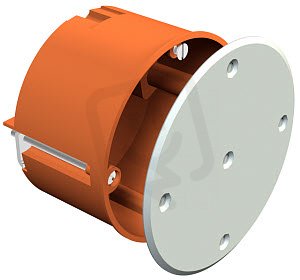 OBO HV 70 D Propojovací krabice Dutá stěna O74mm H50mm oranžová Polypropylén PP