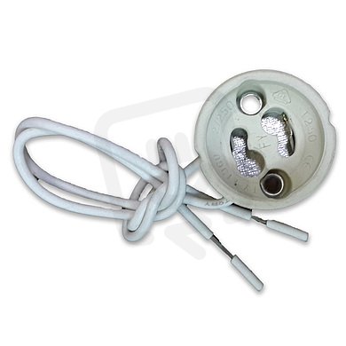 GU10 Ceramic Lamp Holder With Silicon Cable 5 pcs, VT-7888 V-TAC SKU34235