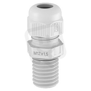 Kabelová vývodka OBO V-TEC VM L63 LGR plně metrická dlouhá M63 světle šedá