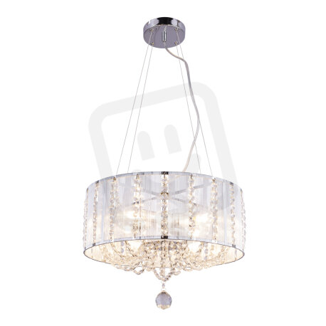 Závěsné svítidlo WALLA chrom 4xE14, max. 40W 230V GLOBO 15091H