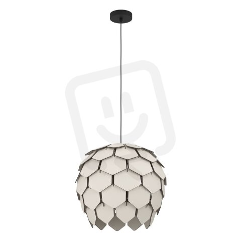 Závěsné svítidlo MATTANZA E27 černá/šedá 1X40W EGLO 900847