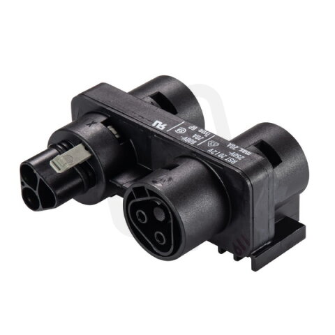 rozvodný blok gesis RST, 2-pól, 1/3, černý WIELAND 96.020.0253.1