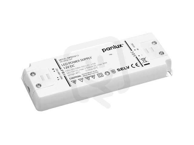 LED DRIVER TENKÝ 30W 12V DC PANLUX DRT030/12