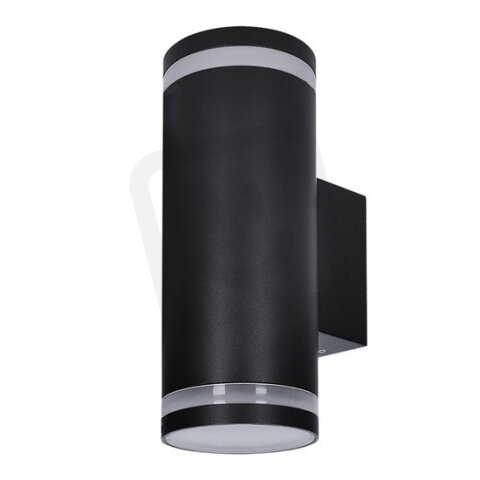 LED venkovní nástěnné osvětlení Potenza, 2x GU10, černá SOLIGHT WO811