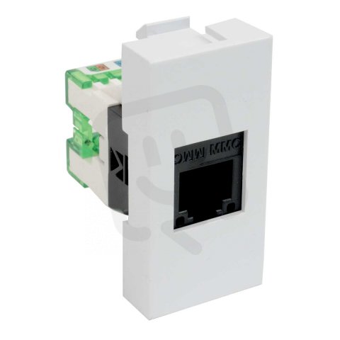 Zásuvka datová 44x22,5 s konektorem RJ12 Kopos QD 45X22.5-RJ-12_HB bílá